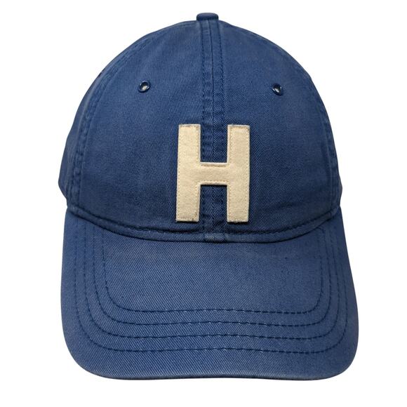H Logo Slideback Baseball Cap Blue One Size Adjustable 6 Panel Tommy Hilfiger - Picture 1 of 11